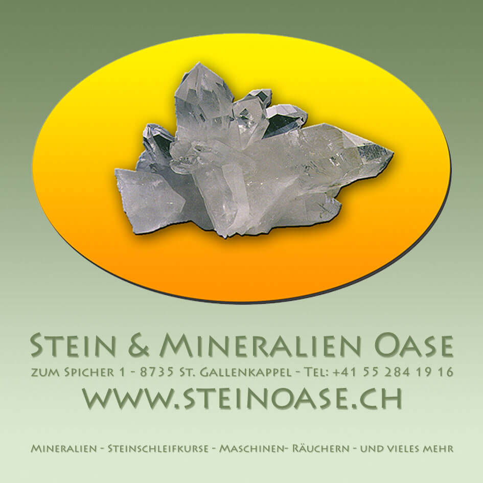 Stein & Mineralien-Oase Banner