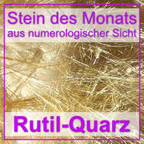 Rutil-Quarz- Monatsstein Januar 2022