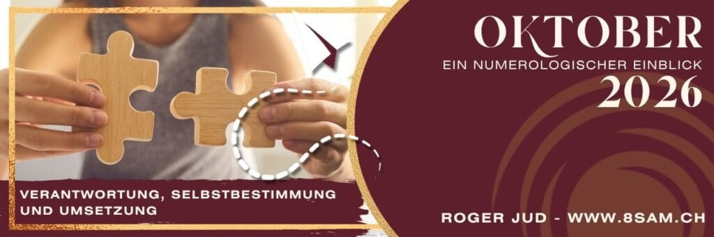 Oktober 2026 - Numerologischer Einblick - Banner